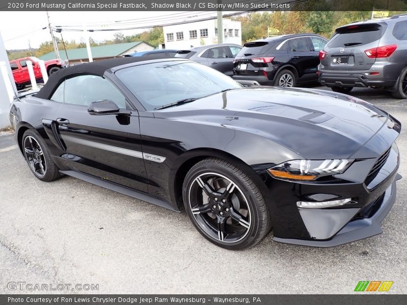 Front 3/4 View of 2020 Mustang California Special Fastback