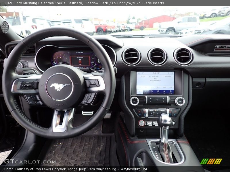 Dashboard of 2020 Mustang California Special Fastback
