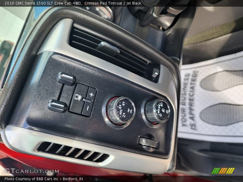 Crimson Red Tintcoat / Jet Black 2016 GMC Sierra 1500 SLT Crew Cab 4WD
