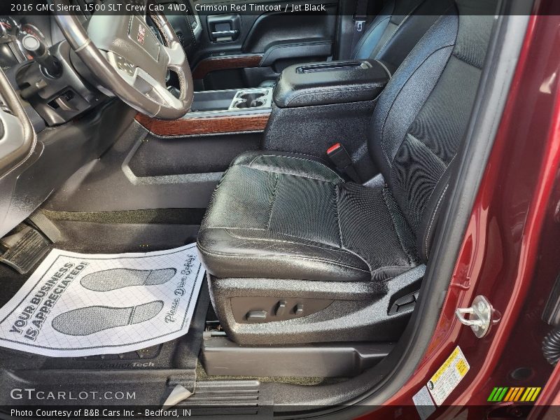 Crimson Red Tintcoat / Jet Black 2016 GMC Sierra 1500 SLT Crew Cab 4WD