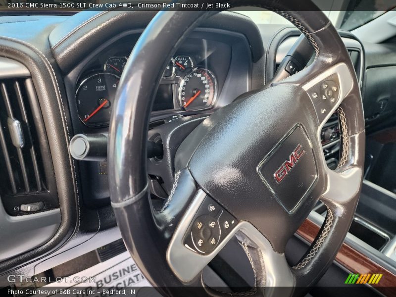 Crimson Red Tintcoat / Jet Black 2016 GMC Sierra 1500 SLT Crew Cab 4WD