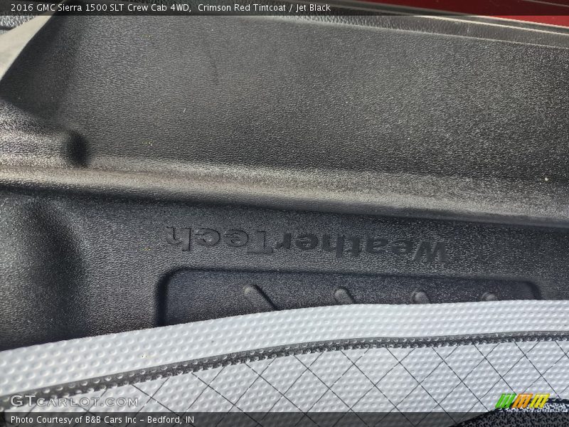 Crimson Red Tintcoat / Jet Black 2016 GMC Sierra 1500 SLT Crew Cab 4WD