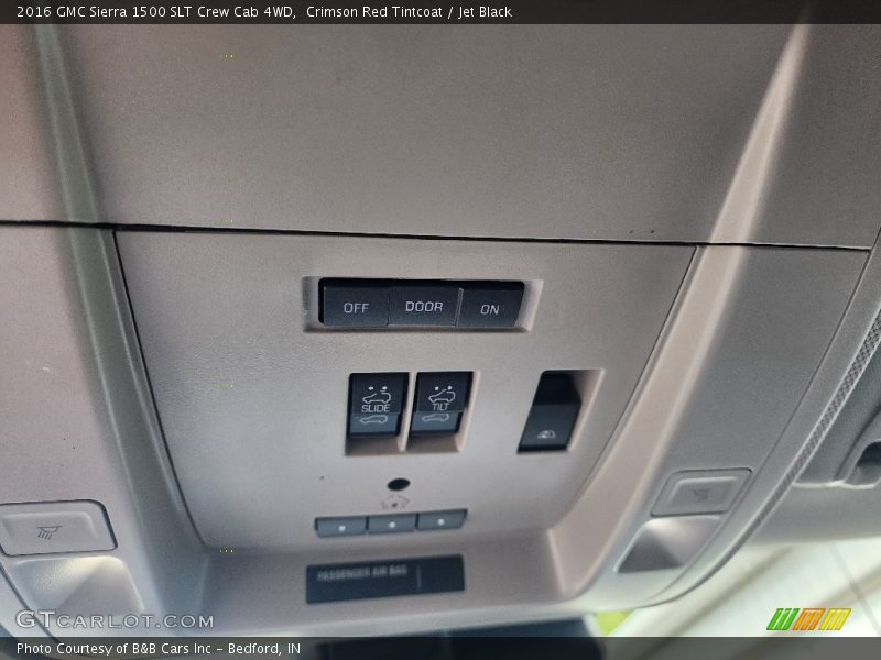 Crimson Red Tintcoat / Jet Black 2016 GMC Sierra 1500 SLT Crew Cab 4WD