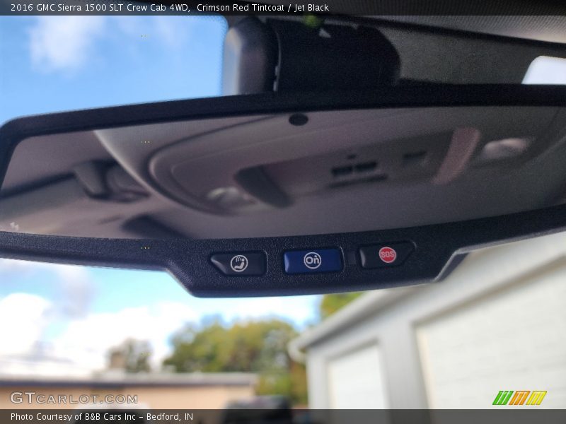 Crimson Red Tintcoat / Jet Black 2016 GMC Sierra 1500 SLT Crew Cab 4WD
