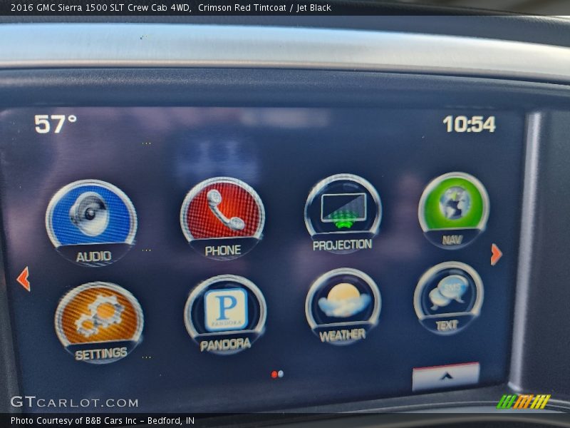 Crimson Red Tintcoat / Jet Black 2016 GMC Sierra 1500 SLT Crew Cab 4WD
