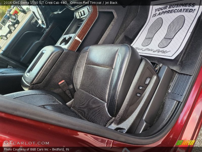 Crimson Red Tintcoat / Jet Black 2016 GMC Sierra 1500 SLT Crew Cab 4WD