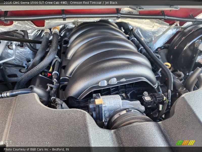 Crimson Red Tintcoat / Jet Black 2016 GMC Sierra 1500 SLT Crew Cab 4WD