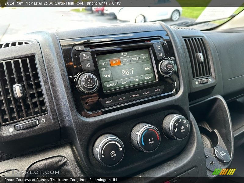 Controls of 2014 ProMaster 2500 Cargo High Roof