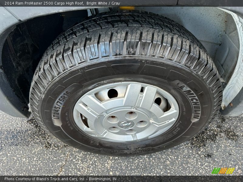  2014 ProMaster 2500 Cargo High Roof Wheel