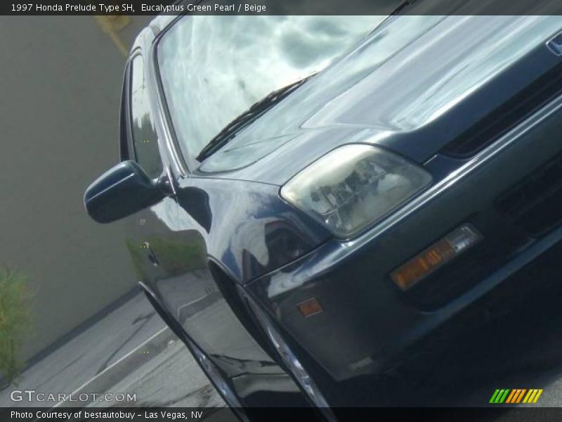 Eucalyptus Green Pearl / Beige 1997 Honda Prelude Type SH