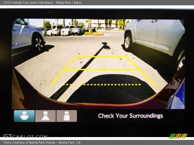 Rallye Red / Black 2024 Honda Civic Sport Hatchback
