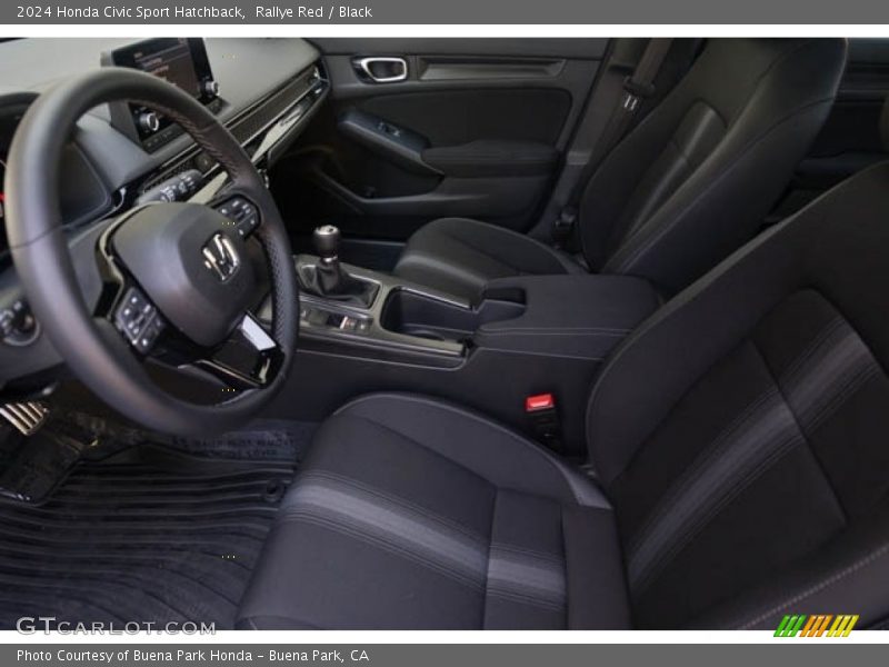 Front Seat of 2024 Civic Sport Hatchback