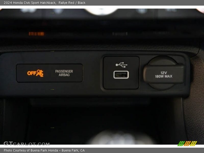 Rallye Red / Black 2024 Honda Civic Sport Hatchback