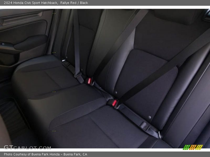 Rear Seat of 2024 Civic Sport Hatchback
