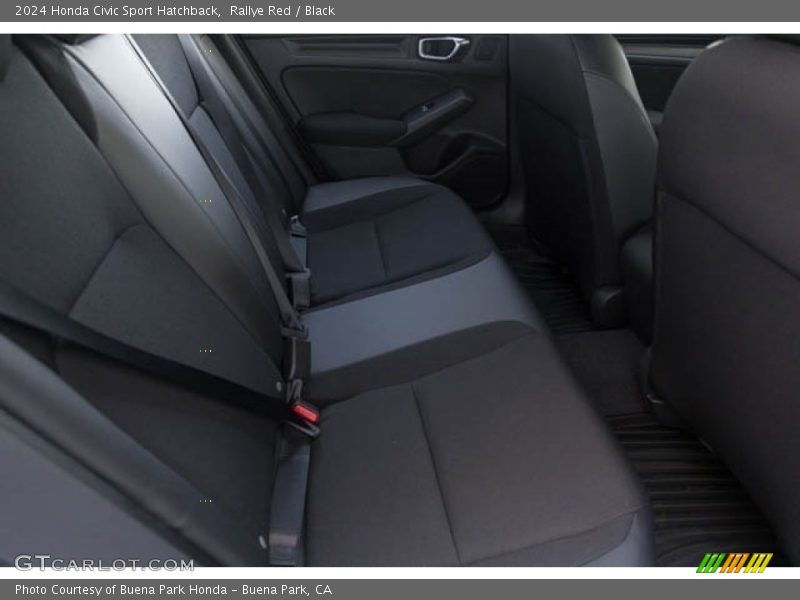 Rear Seat of 2024 Civic Sport Hatchback