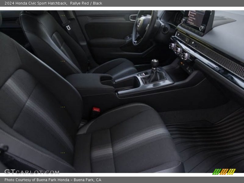 Front Seat of 2024 Civic Sport Hatchback