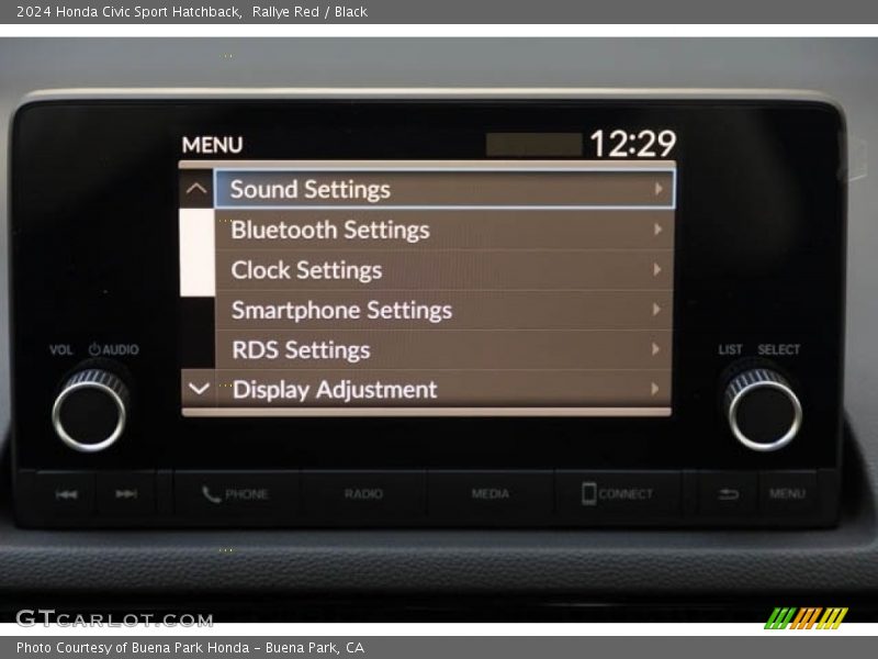 Rallye Red / Black 2024 Honda Civic Sport Hatchback