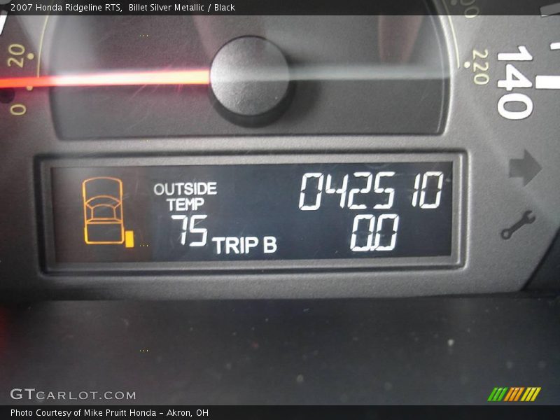 Billet Silver Metallic / Black 2007 Honda Ridgeline RTS