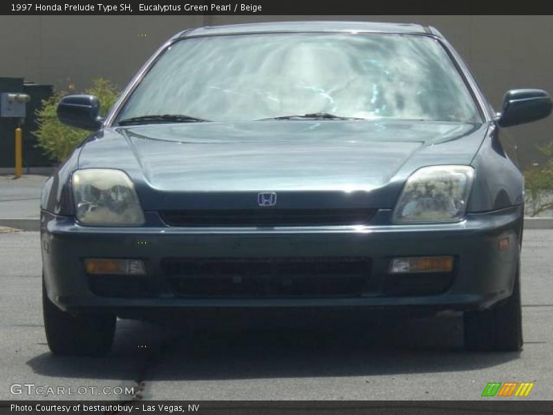 Eucalyptus Green Pearl / Beige 1997 Honda Prelude Type SH
