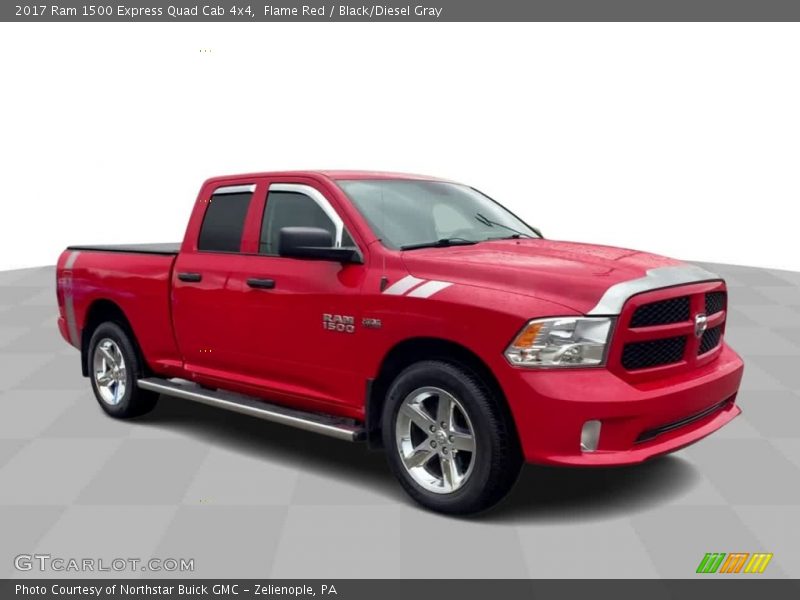 Flame Red / Black/Diesel Gray 2017 Ram 1500 Express Quad Cab 4x4