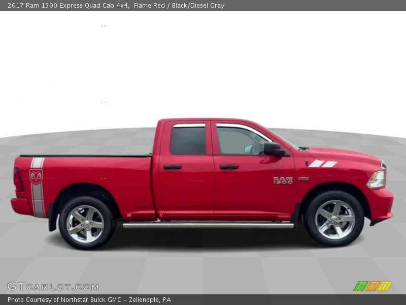 Flame Red / Black/Diesel Gray 2017 Ram 1500 Express Quad Cab 4x4