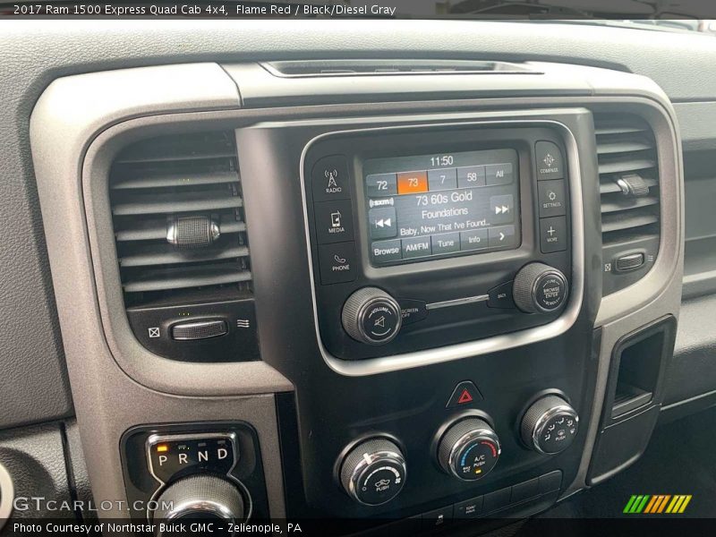 Flame Red / Black/Diesel Gray 2017 Ram 1500 Express Quad Cab 4x4