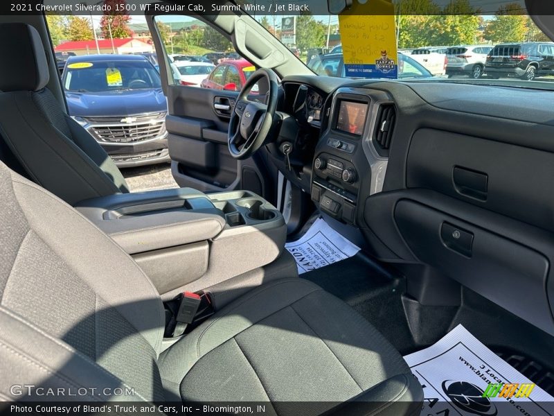 Summit White / Jet Black 2021 Chevrolet Silverado 1500 WT Regular Cab