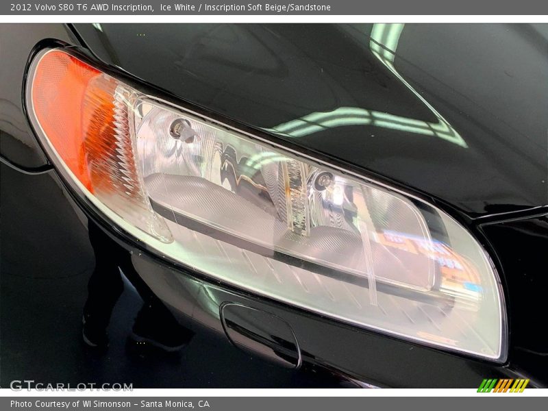Ice White / Inscription Soft Beige/Sandstone 2012 Volvo S80 T6 AWD Inscription
