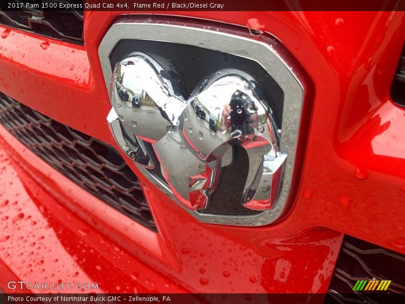 Flame Red / Black/Diesel Gray 2017 Ram 1500 Express Quad Cab 4x4