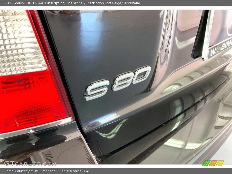  2012 S80 T6 AWD Inscription Logo