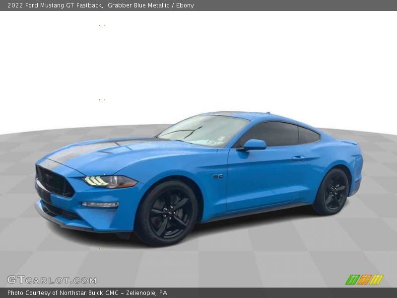 Grabber Blue Metallic / Ebony 2022 Ford Mustang GT Fastback