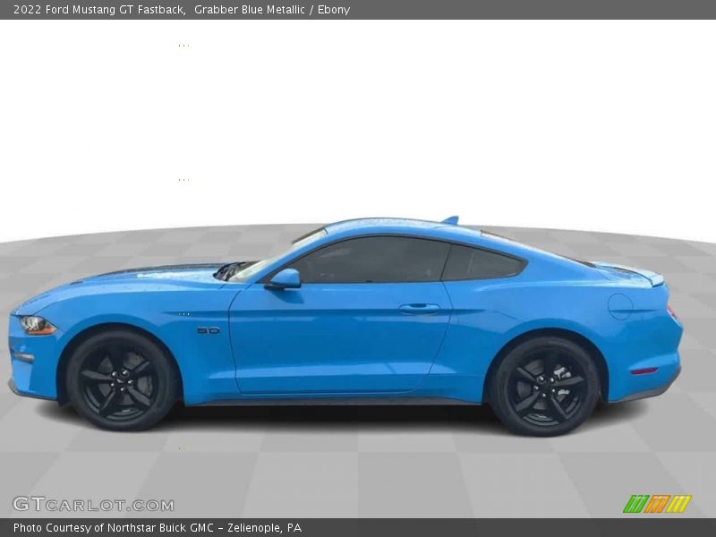 Grabber Blue Metallic / Ebony 2022 Ford Mustang GT Fastback