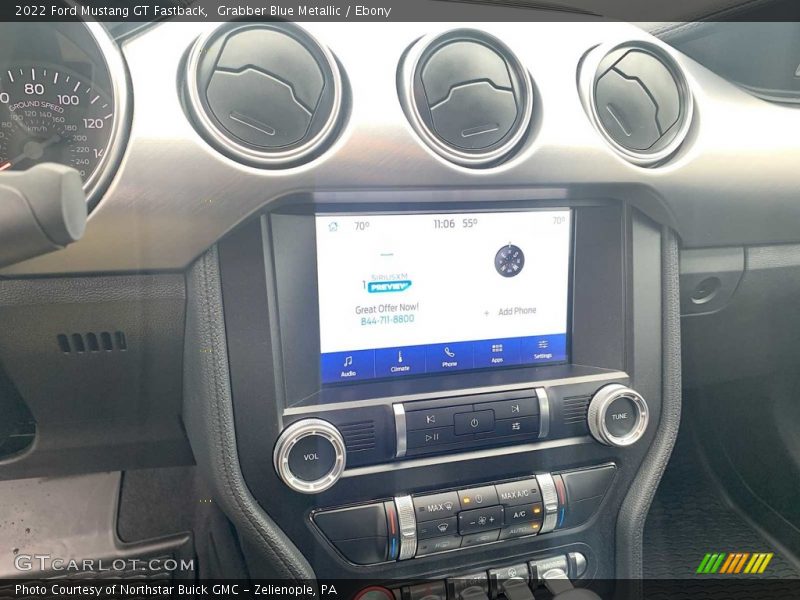 Controls of 2022 Mustang GT Fastback