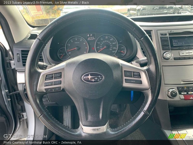 Ice Silver Metallic / Black 2013 Subaru Legacy 2.5i Premium