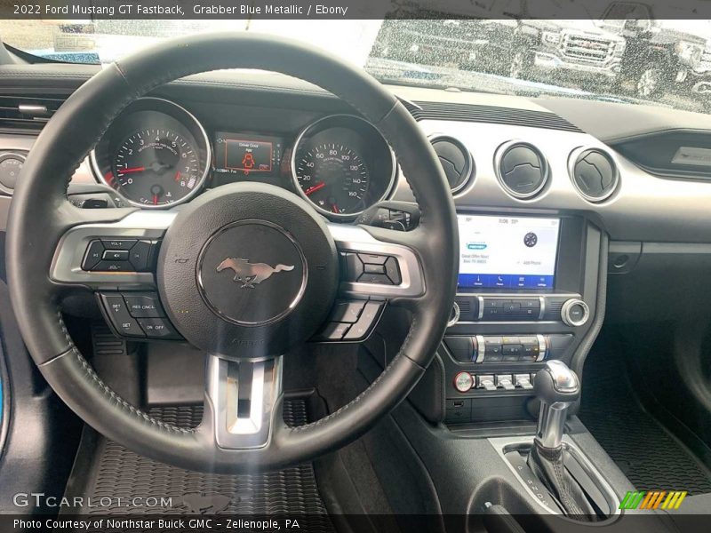 Grabber Blue Metallic / Ebony 2022 Ford Mustang GT Fastback