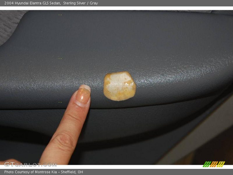Sterling Silver / Gray 2004 Hyundai Elantra GLS Sedan