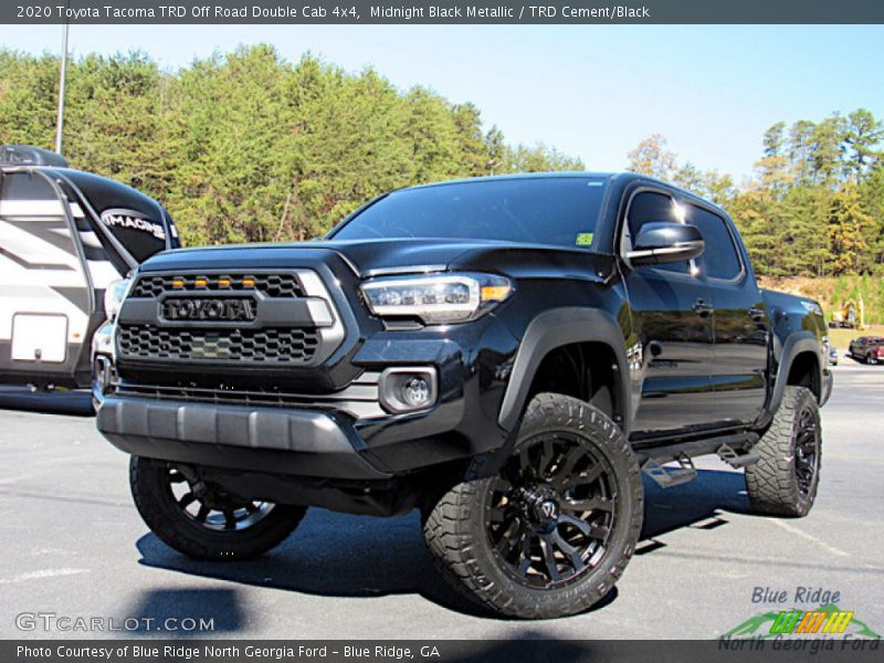 Midnight Black Metallic / TRD Cement/Black 2020 Toyota Tacoma TRD Off Road Double Cab 4x4