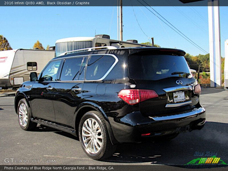 Black Obsidian / Graphite 2016 Infiniti QX80 AWD