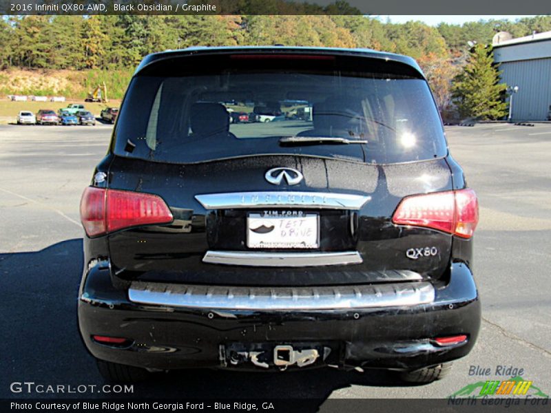 Black Obsidian / Graphite 2016 Infiniti QX80 AWD