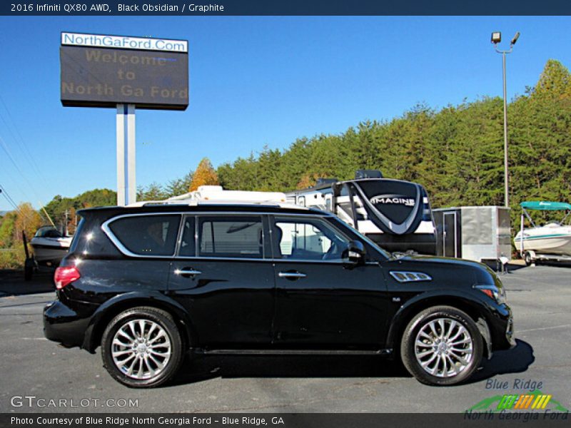 Black Obsidian / Graphite 2016 Infiniti QX80 AWD