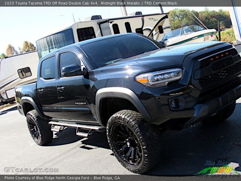 Midnight Black Metallic / TRD Cement/Black 2020 Toyota Tacoma TRD Off Road Double Cab 4x4