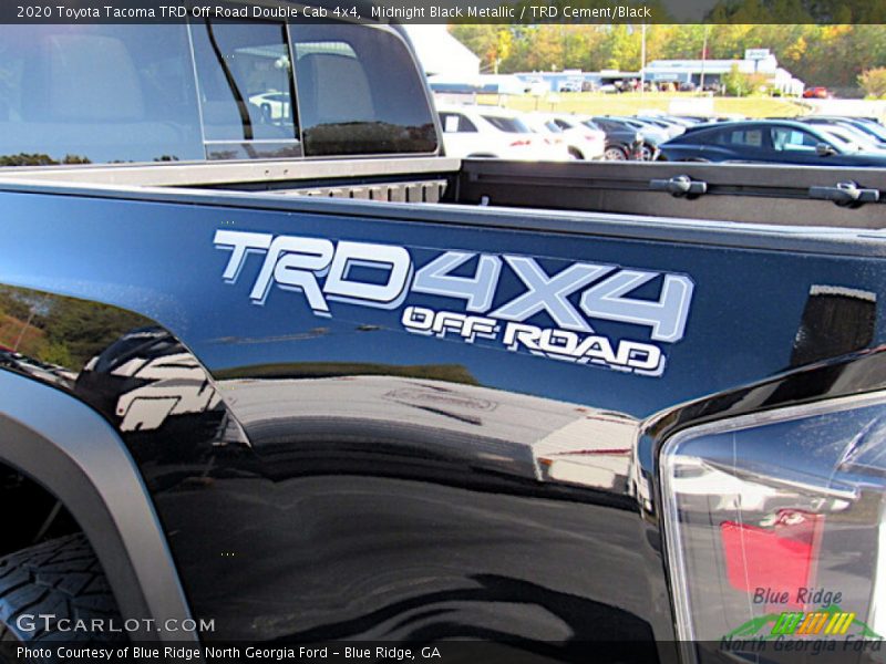 Midnight Black Metallic / TRD Cement/Black 2020 Toyota Tacoma TRD Off Road Double Cab 4x4