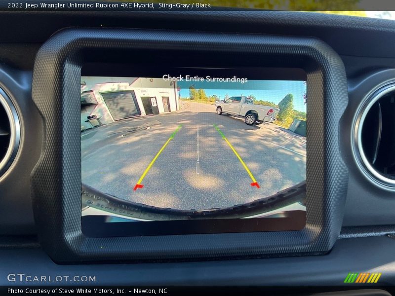 Controls of 2022 Wrangler Unlimited Rubicon 4XE Hybrid