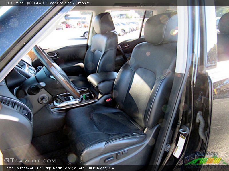 Black Obsidian / Graphite 2016 Infiniti QX80 AWD