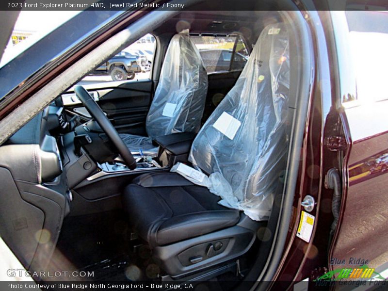 Jewel Red Metallic / Ebony 2023 Ford Explorer Platinum 4WD