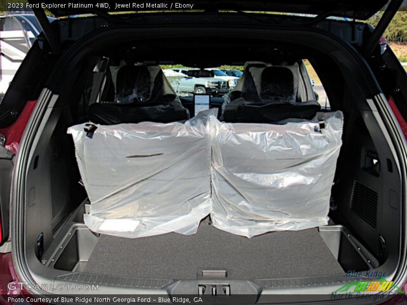 Jewel Red Metallic / Ebony 2023 Ford Explorer Platinum 4WD