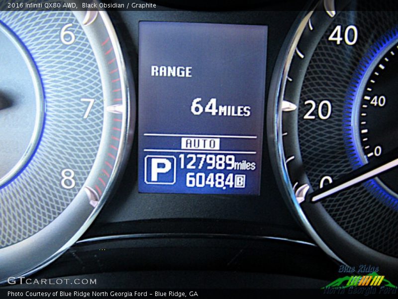 Black Obsidian / Graphite 2016 Infiniti QX80 AWD