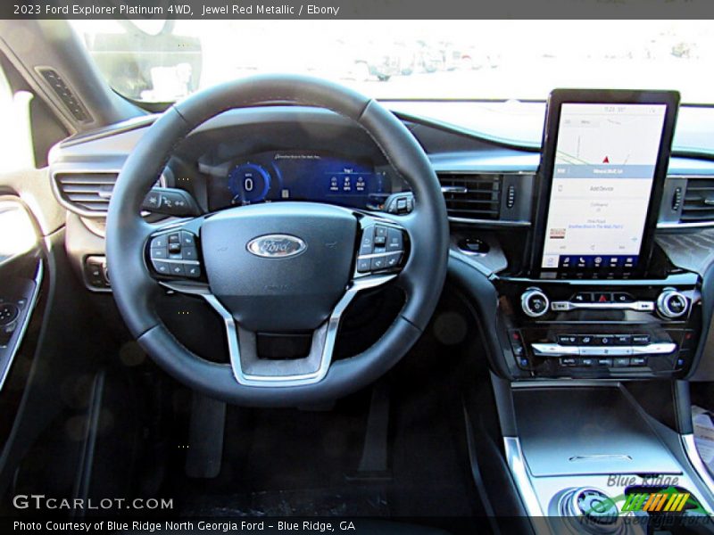 Dashboard of 2023 Explorer Platinum 4WD