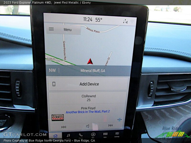 Jewel Red Metallic / Ebony 2023 Ford Explorer Platinum 4WD