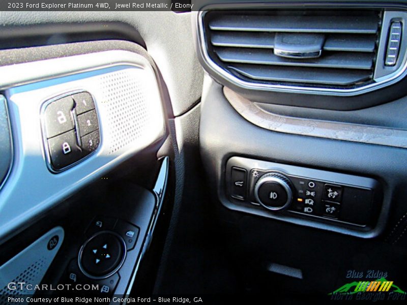 Jewel Red Metallic / Ebony 2023 Ford Explorer Platinum 4WD